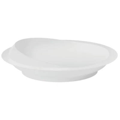 Image de Shine International Assiettes à rebord spécial Alzheimer Blanc