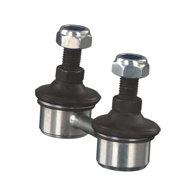 Image de febi BILSTEIN 15414 Biellette de barre stabilisatrice Essieu avant gauche, droit 61 M10 x 1,25 Plus avec écrou autobloquant Acier