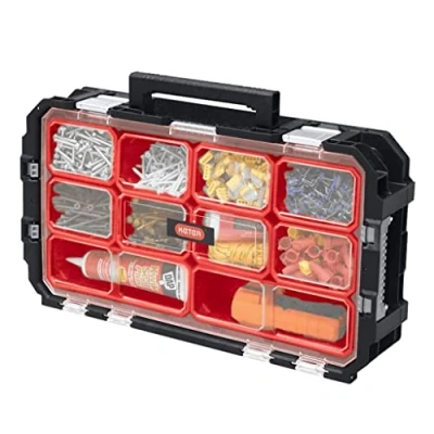 Image de Keter Connect Organizer Boîte à outils Noir/Rouge