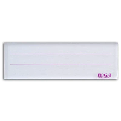 Image de Toga TP39 Bloc Acrylique Plastique Transparent 15 x 5,5 1 cm