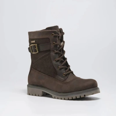 Image de Kamik Rogue MID MIT Behandlung ZUR Geruchsreduzierung Bottines à plateau, Femme, Taille: 41, Dark brown Cuir / matière synthétique