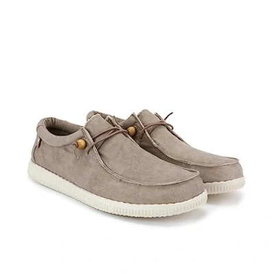 Image de WALK IN PITAS WP150 WALLABI Washed Mocassins pour Hommes Chaussures Bateau Pantoufles d’été Beige 38