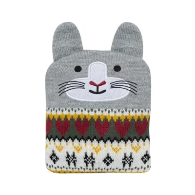 Image de Bouillotte doudou Souris 2 en 1● Peluche plate toute douce bébé &amp; enfant ● Action chaud et froid sèche micro ondes Perles de céramique Convient à tous les âges Plic