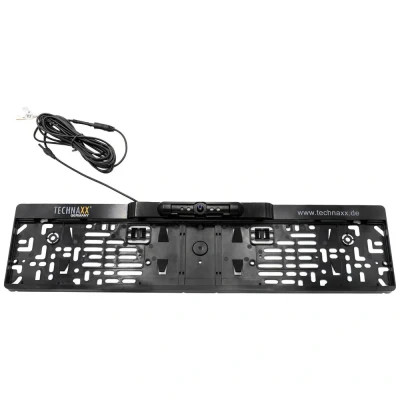 Image de Système de caméra recul sans Fil Technaxx dans Le Support Plaque d&#039;immatriculation avec LED IR pour Vision Nocturne TX 171