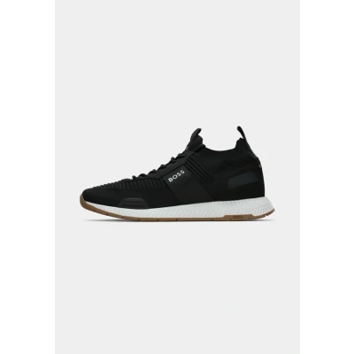 Image de BOSS Titanium RUNN KNST N Baskets basses, Homme, Taille: 39, Charcoal four Polyester