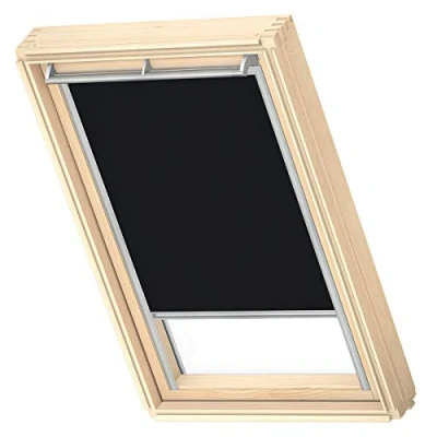 Image de VELUX Original Store Occultant, Cadre Argenté, MK08, Noir
