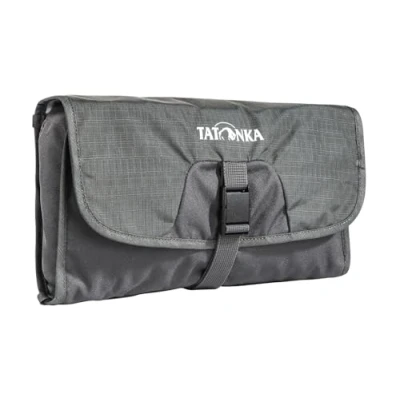 Image de Tatonka Small Travelcare Trousse de Toilette à Suspendre avec Compartiments et Miroir Gris Titane 25 x 17 4 cm