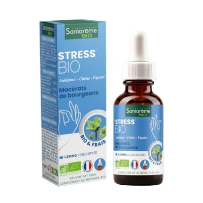 Image de Santarome Bio Complexe Stress 3 Bourgeons et Frais C12