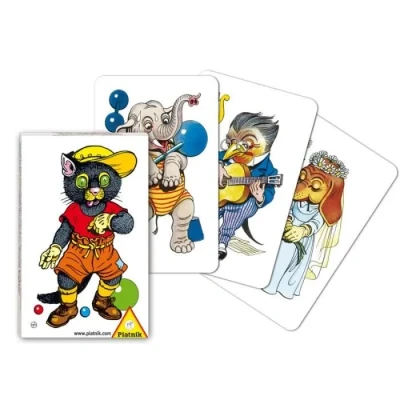Image de Jeu de cartes Mistigri Animaux Piatnik Pour enfants à partir 4 ans Durée 5 min 31