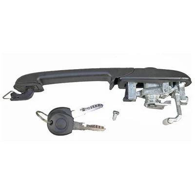 Image de METZGER 2310596 Poignée de Porte avant droite avec cylindre fermeture, clé noir VOLKSWAGEN: Passat B3/B4 Berline, Break