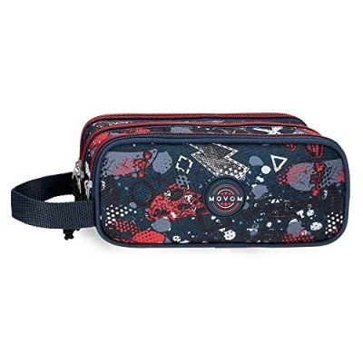 Image de Movom Free time Trousse Triple Multicolore 22x10x9 cms Polyester