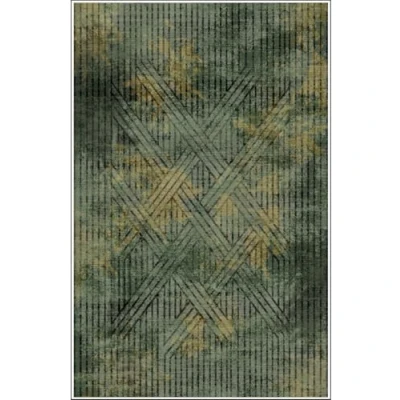 Image de Mani Textile Tapis FISUN Vert Dimensions 120x180