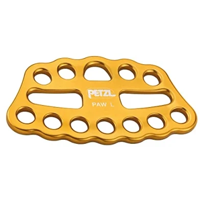 Image de PETZL Pat&#039; Rigging Plate Accessoire pour l&#039;escalade Unisexe, Jaune, L