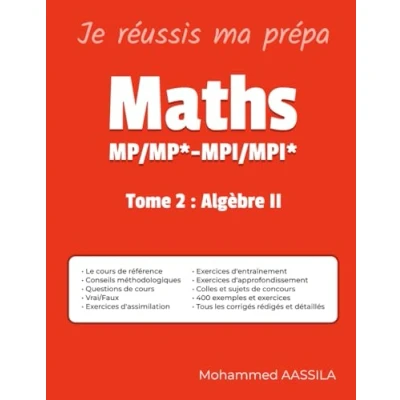 Image de MATHS MP/MP* MPI/MPI*: Tome 2 : Algèbre II