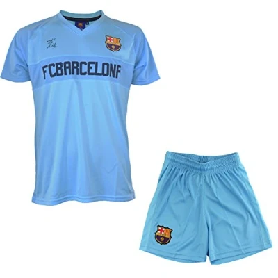 Image de Fc Barcelone Ensemble Maillot + Short Barça Collection Officielle Taille Enfant 8 Ans