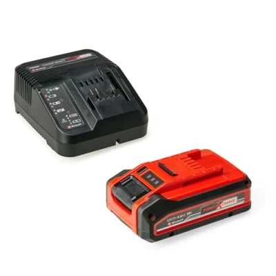 Image de Original Einhell Starter kit 4 Ah PLUS Power X Change (1 batterie 18 V PLUS, 1 chargeur 3 A, temps de charge 75 min, compatible avec tous les appareils Change)