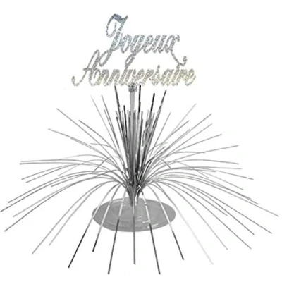 Image de surprisez vous Centre de Table Joyeux Anniversaire (x1) REF/CDT00