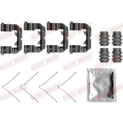 Image de QUICK BRAKE 109 0089 Kit d&#039;accessoires, plaquette de frein à disque HYUNDAI: i20 II 3/5 portes, OPEL: Corsa E portes