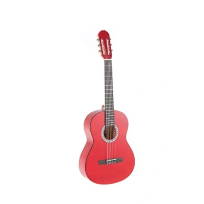 Image de GEWApure Guitare classique BASIC 3/4 rouge transparent