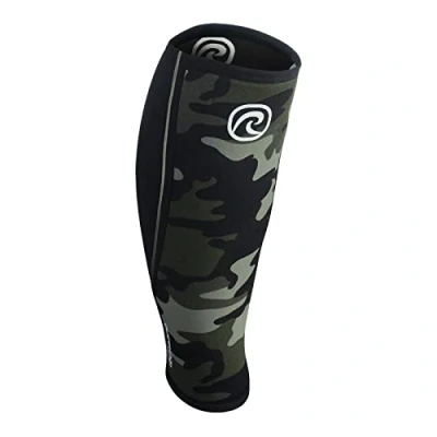Image de Rehband Manchon de Mollet/Tibia en néoprène, Bandage Compression pour Le Mollet et Tibia, Protection Tibia Les soulevés Terre Crossfit, Couleur:Camo, Taille:M