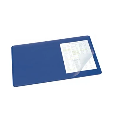 Image de Durable 720210 Sous main avec Rabat Transparent Format Bureau 53 x 40 cm Gris