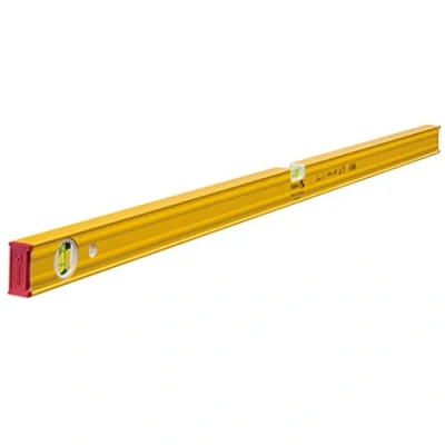 Image de STABILA Niveau à bulle Type 80 AS, 120 cm, profilé alu renforcé, 1 fiole horizontale, verticale, antidérapant intégré, Made in Germany