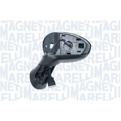 Image de Rétroviseur extérieur Magneti Marelli 350314027180 sans cache gauche noir rugueux électrique convexe pour véhicules avec direction à