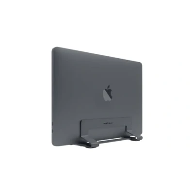 Image de Support vertical Macally VCSTAND Aluminium Compatible 13&#039;&#039; à 17&#039;&#039; Mixte