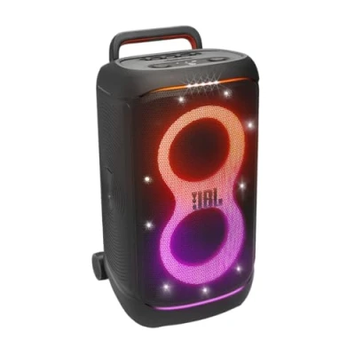 Image de JBL Partybox 520, Enceinte de fête sans Fil Bluetooth, 15 h d’autonomie, Design Portable, Spectacle Lumineux Dynamique, IPX4, Connexion Multi Enceintes, AI Sound Boost, entrée Microphone, Noir