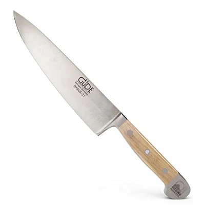 Image de GÜDE Solingen Couteau de chef forgé, 21 cm, bois chêne Balkhauser Kotten, ALPHA BALK double mitre, fabriqué à la main en Allemagne