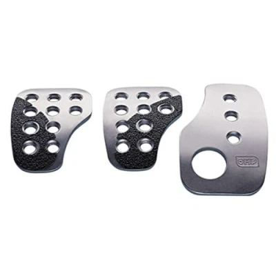 Image de OMP Set 3 Racing Pedales Plata, Argent