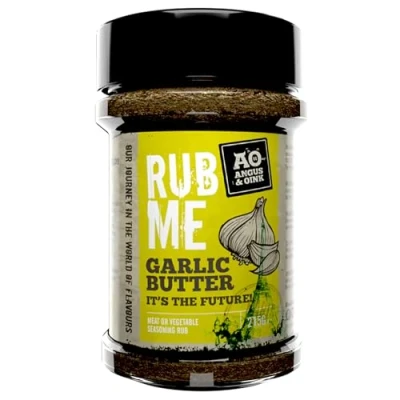 Image de Angus et Oink Frottement au beurre d&#039;ail Assaisonnement en poudre d&#039;herbes Parfait pour le poulet, les frites pommes de terre sans gluten, conservateurs 215g