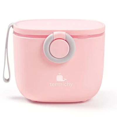 Image de Termichy Boîte Doseuse à Poudre de Lait,Distributeur Formule Pour Bébé,Conteneur Portable Lait en Bébé Bas âge, 250g (Rose)