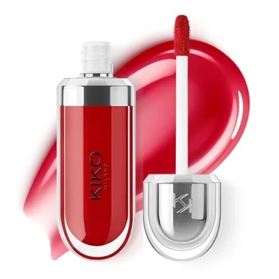 Image de KIKO Milano 3D Hydra Lipgloss Gloss 15 cherry Red, Femme, Taille: 6.5 ml, red