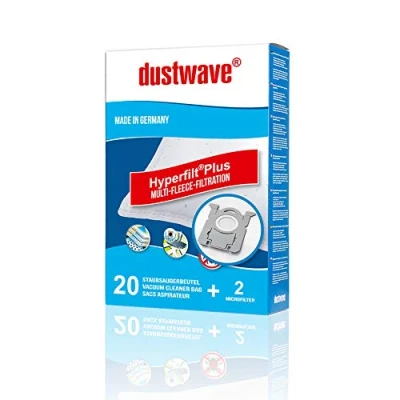 Image de Lot de 20 sacs d&#039;aspirateur pour aspirateurs AEG : VX7 1 TOY, WR P, 2 CR A, CRAK, DB, EB C, ECO, I etc. Fabriqué en Allemagne