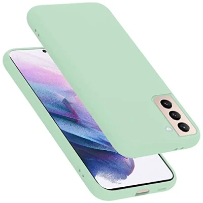 Image de Coque pour Samsung Galaxy S22 en LIQUID LIGHT GREEN Housse de protection Étui silicone TPU flexible Neuf