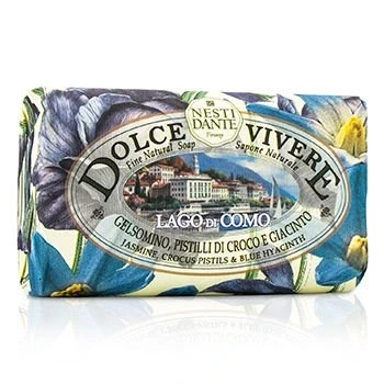 Image de Nesti Dante Savon naturel Dolce Vivere Lago Di Como Jasmine Crocus Pistils &amp; Hyacinthe bleue 250 g