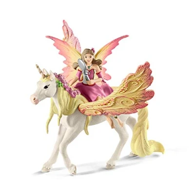 Image de Schleich bayala pégase licorne avec feya la fée