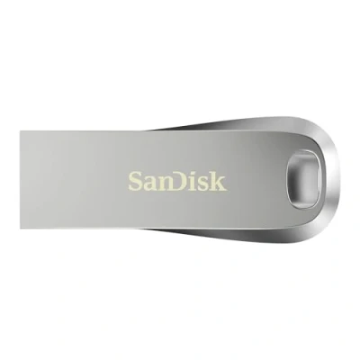 Image de SanDisk 1 to Ultra Luxe Flash Drive, Clé USB Type A, 3.2 Gen + 3.0 Capable, Vitesse de Lecture jusqu&#039;à 400 Mo/s, Mot Passe, RescuePRO Deluxe, Un boîtier en métal, Argent