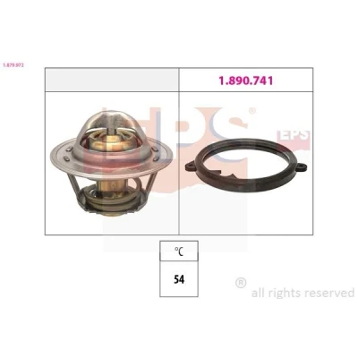 Image de EPS 1.879.972 Thermostat d&#039;eau 54 FORD: Transit Connect V408 Van, Focus Mk4 3/5 portes
