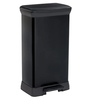 Image de Curver Poubelle Decobin 50 l Rect Carbone, Noir, 80% Matière Recyclée, 39 * 29 72 Cm(version précedente)