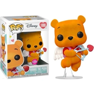 Image de POP! Disney 1008 Winnie The Pooh Valentine Cupidon Flocked Special Edition