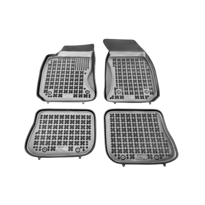 Image de REZAW PLAST 200310 Ensemble de tapis sol Caoutchouc avant et arrière 4 noir Sur mesure AUDI: A4 B5 Avant, Berline