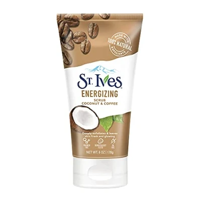 Image de ST IVES GOMMAGE ÉNERGISANT POUR LE VISAGE À LA NOIX DE COCO ET AU CAFÉ 170GR