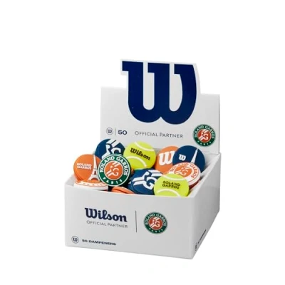 Image de WILSON Mixte Rg Box 2022 Tennis Dampener, Roland Garros, 50 pi ces EU