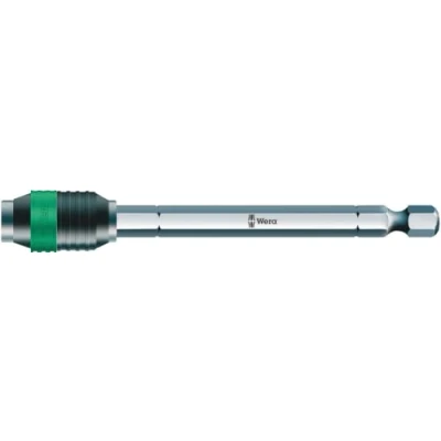Image de Wera 052504 Porte embouts à verrou Rapidaptor 889/4 universel Libération rapide 100mm (Import Grande Bretagne), Noir/Vert