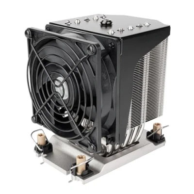 Image de SilverStone Technology XE04 4189, Refroidisseur de CPU pour serveur/poste travail à facteur forme réduit 4U sockets Intel LGA4189, SST 4189B