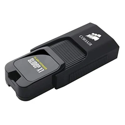 Image de Corsair Flash Voyager Slider X1 Lecteur de mémoire USB 3.0 256 Gb Noir (Conception compacte) (CMFSL3X1 256GB)
