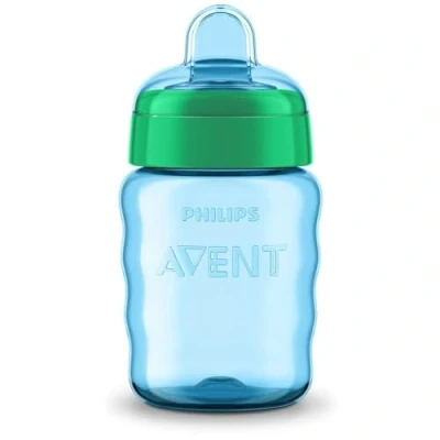 Image de Philips Avent SCF553/05 Gobelet en silicone pour enfant avec valve anti goutte sans BPA 9 mois 260 ml Vert