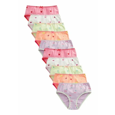 Image de Next 10 PACK Regular FIT Slip pour enfants, Taille: 11 12a, Multi